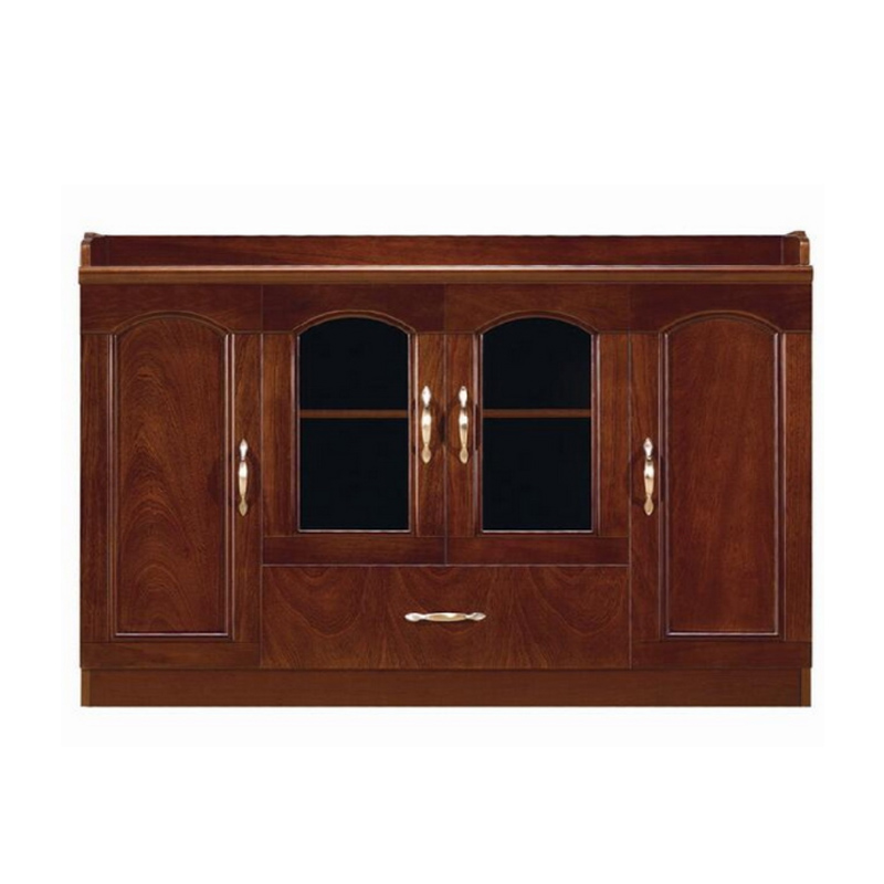 卡里鳄高密度板油漆四门茶水柜储物柜餐边柜落地矮柜储物柜茶水柜kle