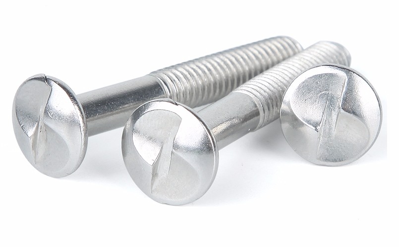 永森瑞螺丝部件m6 定做 201不锈钢一字盗螺丝s型护栏螺丝盗螺母单向一