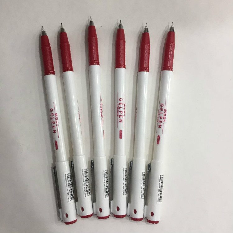 晨光gp1390 中性笔必备签字 12支/盒 0.5 红色(单位:件)