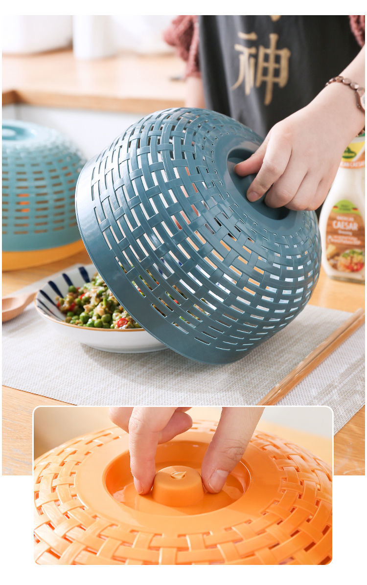 御蓝锦菜罩饭菜罩家用盖菜剩菜食物餐桌防尘透气盖剩饭的罩子收纳s器1