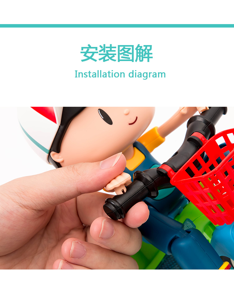 逛乐玩(guanglewan)发条玩具23565 抖音同款儿童电动玩具音乐灯光360