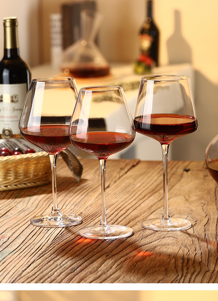 yicheng勃艮第红酒杯家用套装奢华创意葡萄酒杯子大肚水晶玻璃高脚杯
