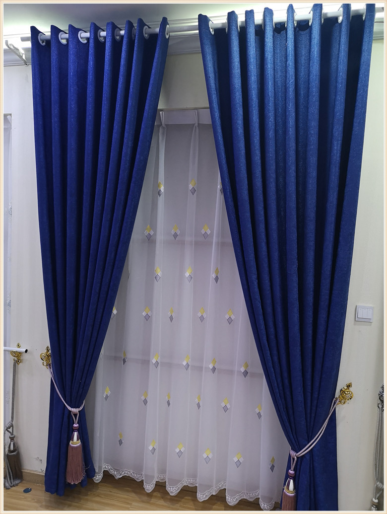 家柏饰(corated)窗帘/窗纱 家柏饰(corated)色遮光麻料布成品窗帘119