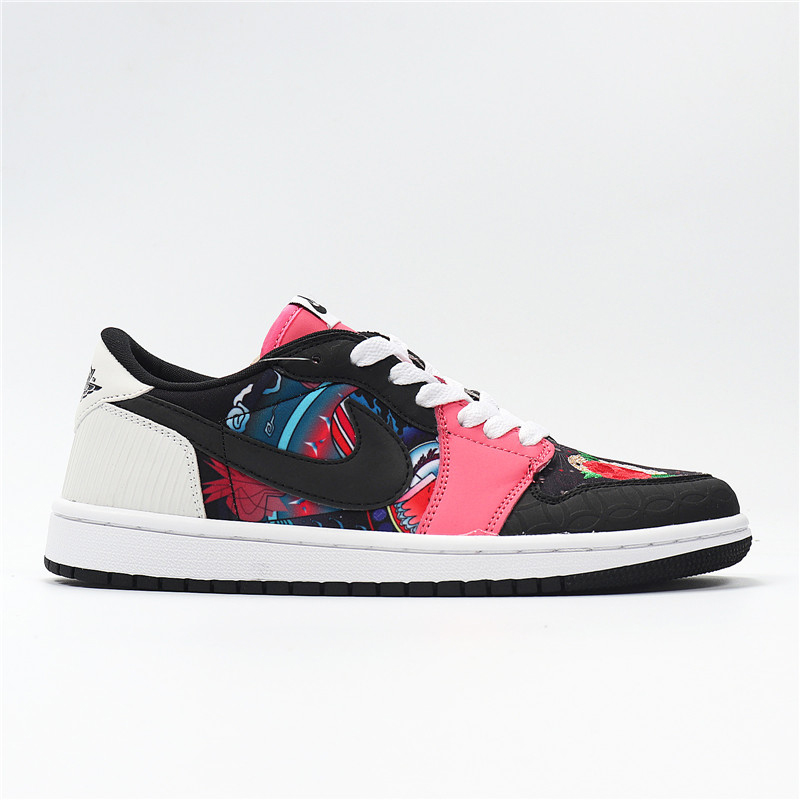 jordan1aj1中国年花卉百家衣鸳鸯低帮男女运动休闲篮球板鞋cw0418006