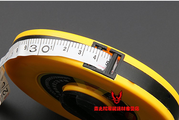 定做 玻璃纤维皮尺 100米50米30米 20米卷尺 盘尺皮卷尺 测量尺软尺 q
