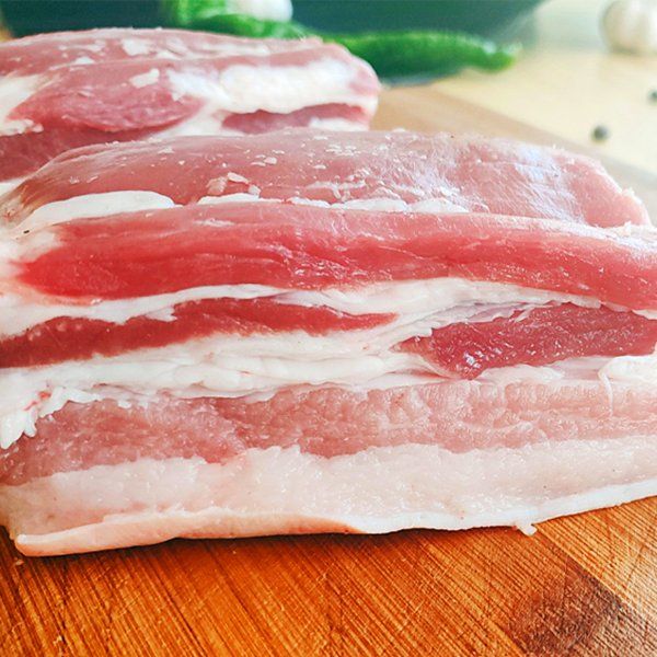 五花肉3斤装猪肉鲜肉五花肉生猪肉类烤肉食材猪肉五花肉