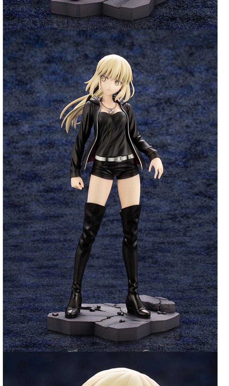 优质版命运之夜fate塞巴便衣便服黑saber黑赛巴动漫手办模型摆件