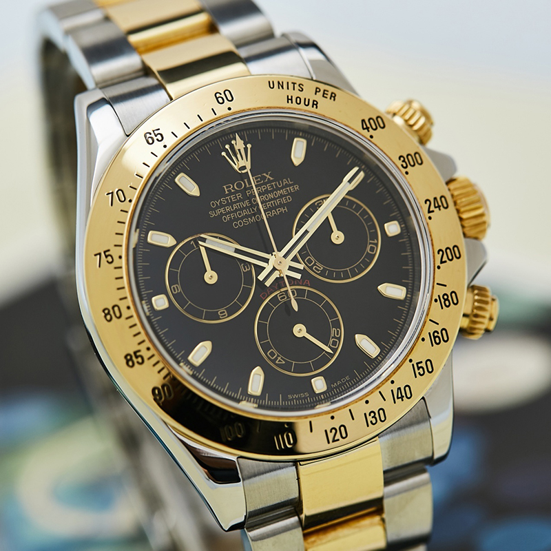 二手95新劳力士迪通拿系列自动机械手表男表计时功能116523