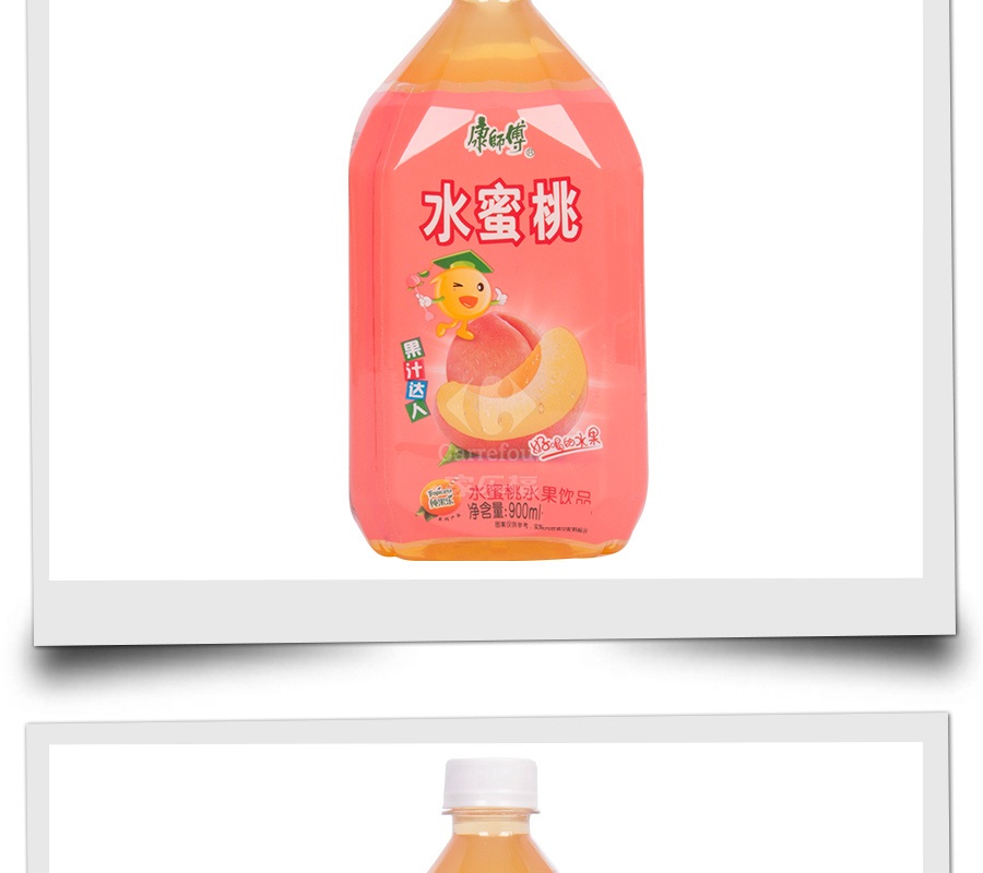 康师傅水蜜桃果汁1l