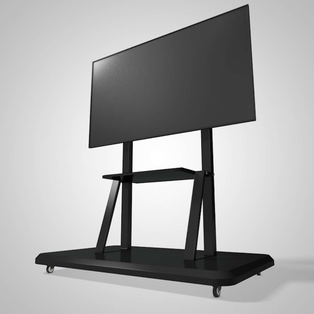 移动支架幼儿园教学一体机支架落地式推车液晶机架子通用t