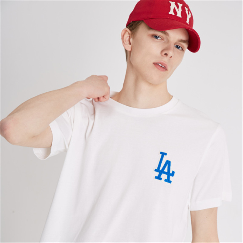 美职棒(mlb)男士t恤 [直营]mlb basic logo 短袖t恤 ny 男女情侣款