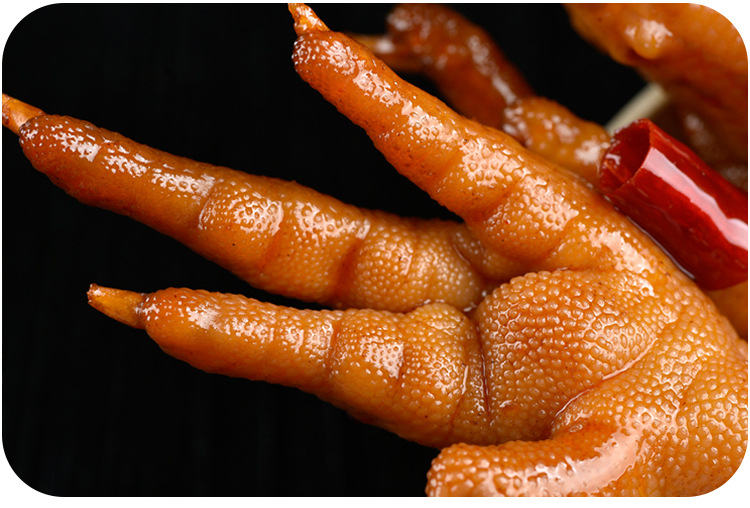 癫狂四川特色五香麻辣鸡脚杆休闲零食凤爪200g