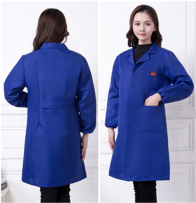 小号 鑫昌收腰修身罩衣男女长袖围裙成人中长款防尘透气大褂工作服印