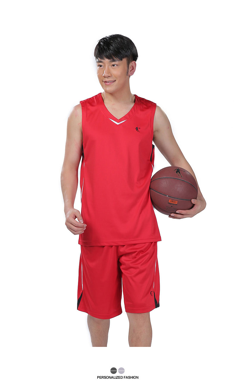 乔丹篮球服套装男士无袖篮球比赛球服运动套装2021新款篮球服