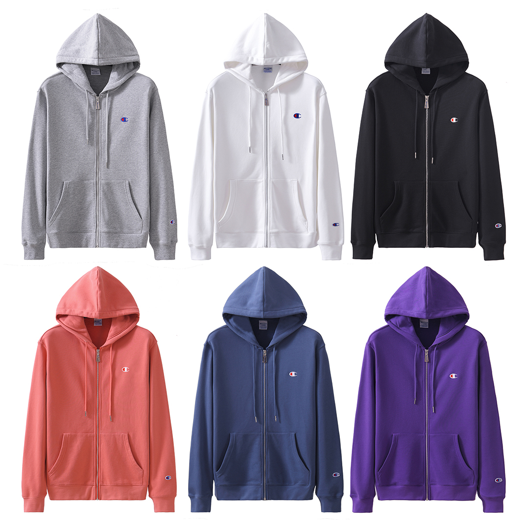 2020冠军champion春秋男士潮牌情侣装运动拉链开衫卫衣宽松连帽刺绣