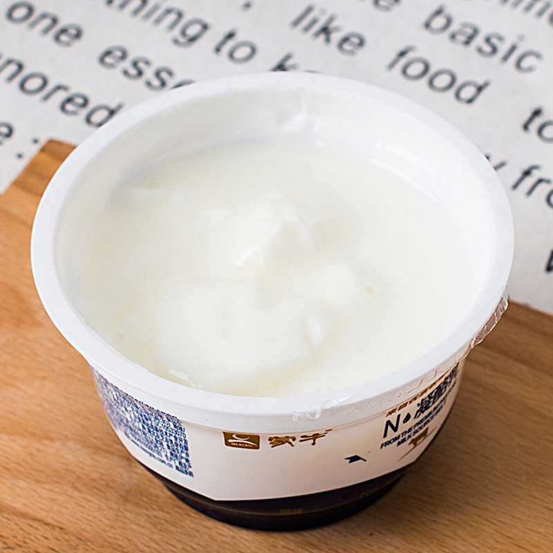 蒙牛老酸奶凝酪乳风味酸奶原味140gx12碗24经典内蒙古好吃早餐奶