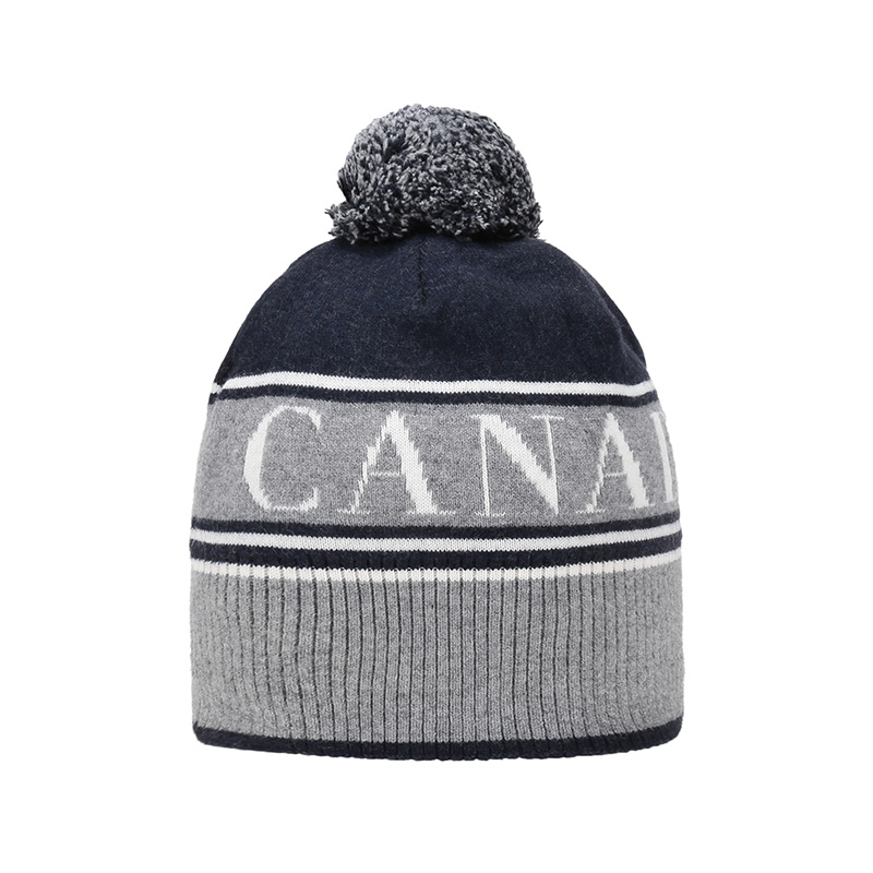 canadagoose加拿大鹅女士羊毛帽子针织帽5114l
