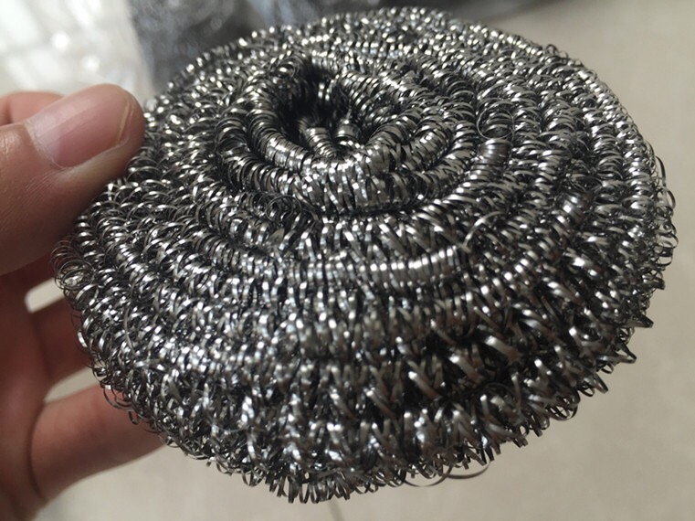 6个特大号钢丝球1手柄不锈钢钢丝球金刚砂清洁球铁丝刷碗洗碗刷锅长柄