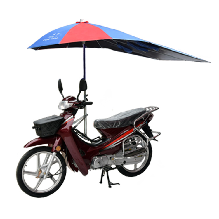 摩托车伞折叠电动踏板车防晒遮阳伞加长电瓶车晴雨伞加厚大雨棚