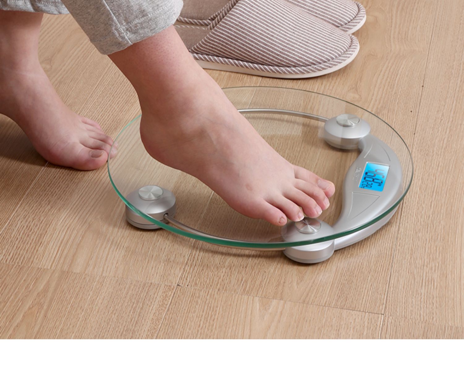 银色电池香山eb9005l精准家用电子称体重秤小型秤体重称健康秤称重计