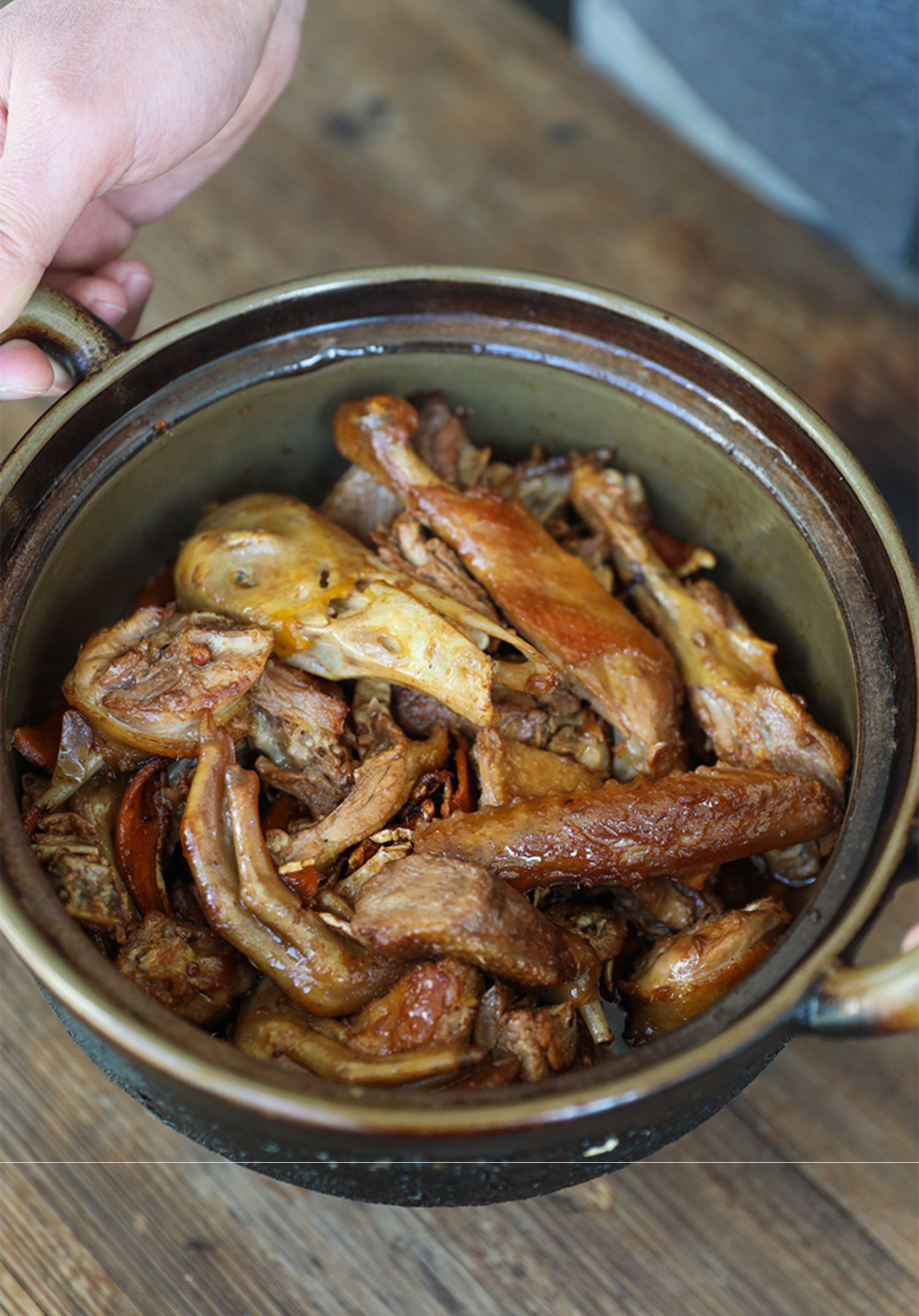 衍鲜中华名小吃姜母鸭2斤装正番鸭整只古法砂锅福建特产伴手礼加热