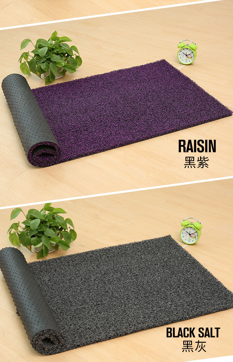 可裁剪地毯丝圈脚垫子地垫进口入户客厅垫加厚防滑pvc地毯 特厚款【米