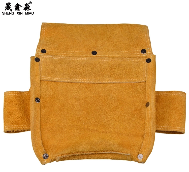 jing ping电工腰包牛皮加厚耐磨电工工具包五金水暖腰带维修壁纸电工