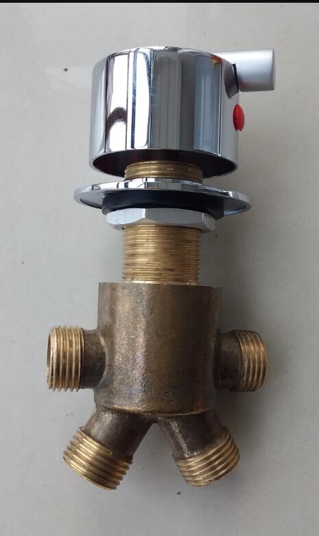 全铜分体式浴缸按摩五件套水龙头冷热水开关阀五孔配件