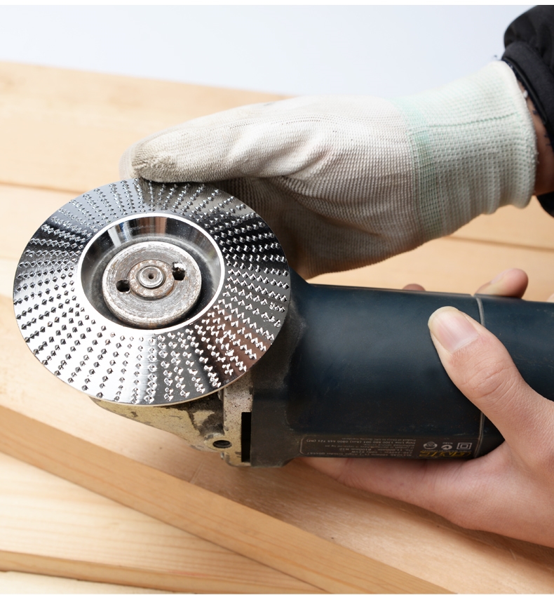 角磨机古达抛光盘木工刺盘打磨圆盘磨塑型抛光轮茶盘木锉刀根雕工具