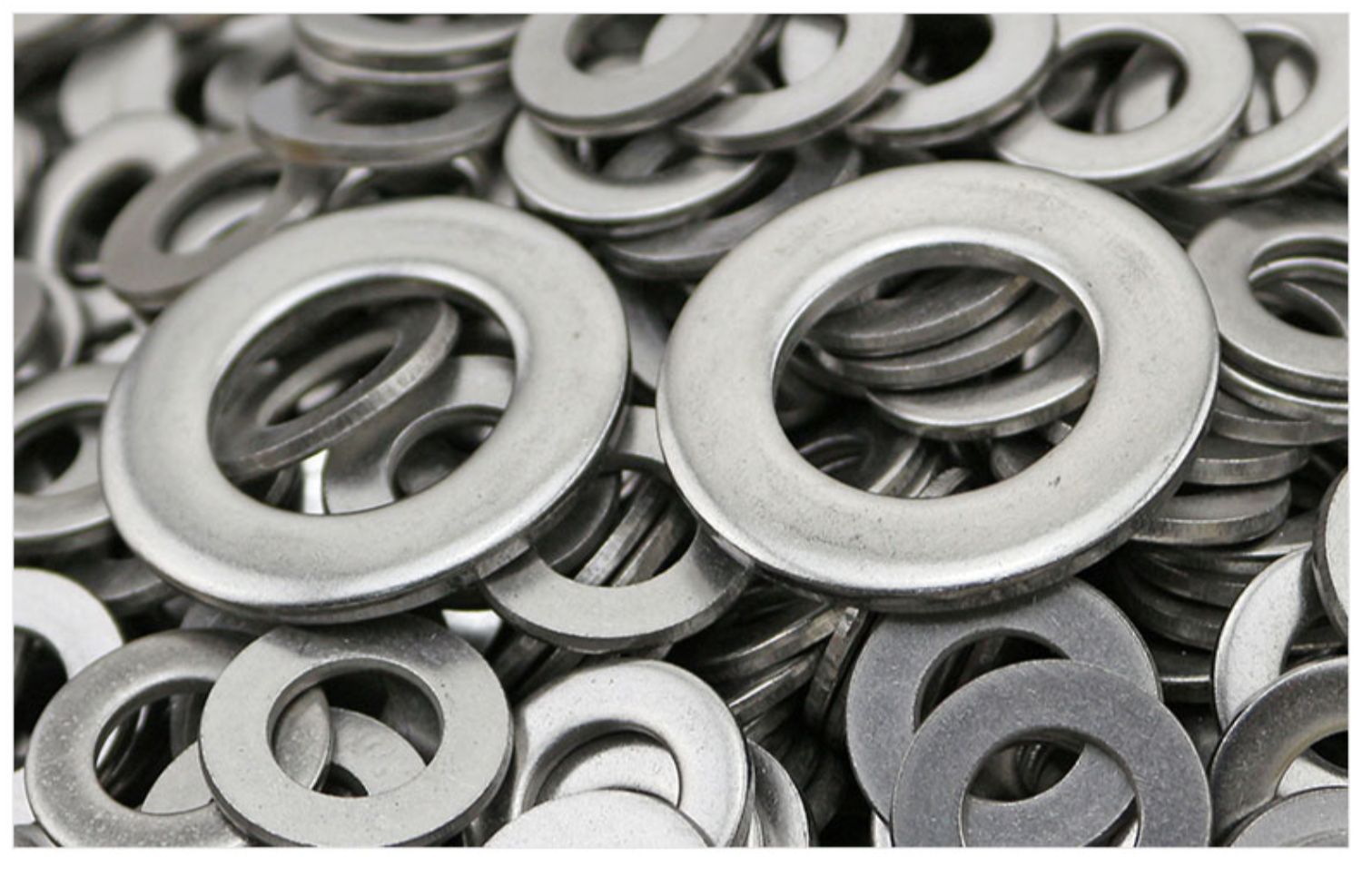 jing ping304不锈钢垫片金属螺丝平垫圈gb97加大加厚介子圆形m2m3m4m5