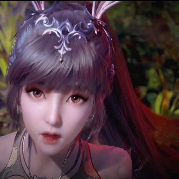 《小舞假发女长发辫子斗罗大陆兔耳朵发箍cos二次元空气刘海献祭五