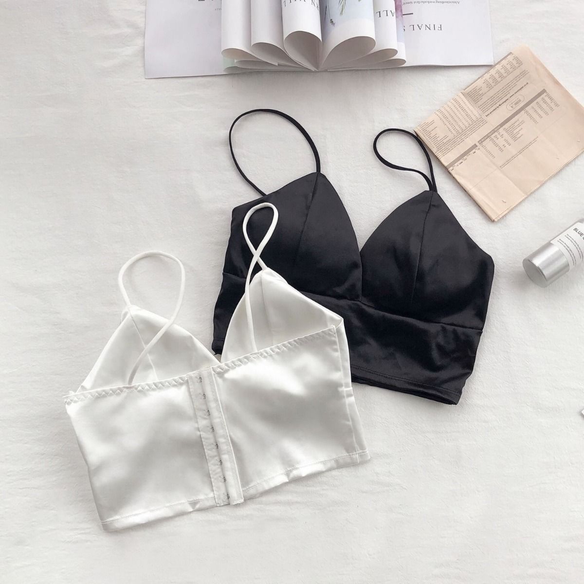 吊带背心女薄款裹胸抹胸内衣女学生韩版初中生性感美胸罩女士内衣