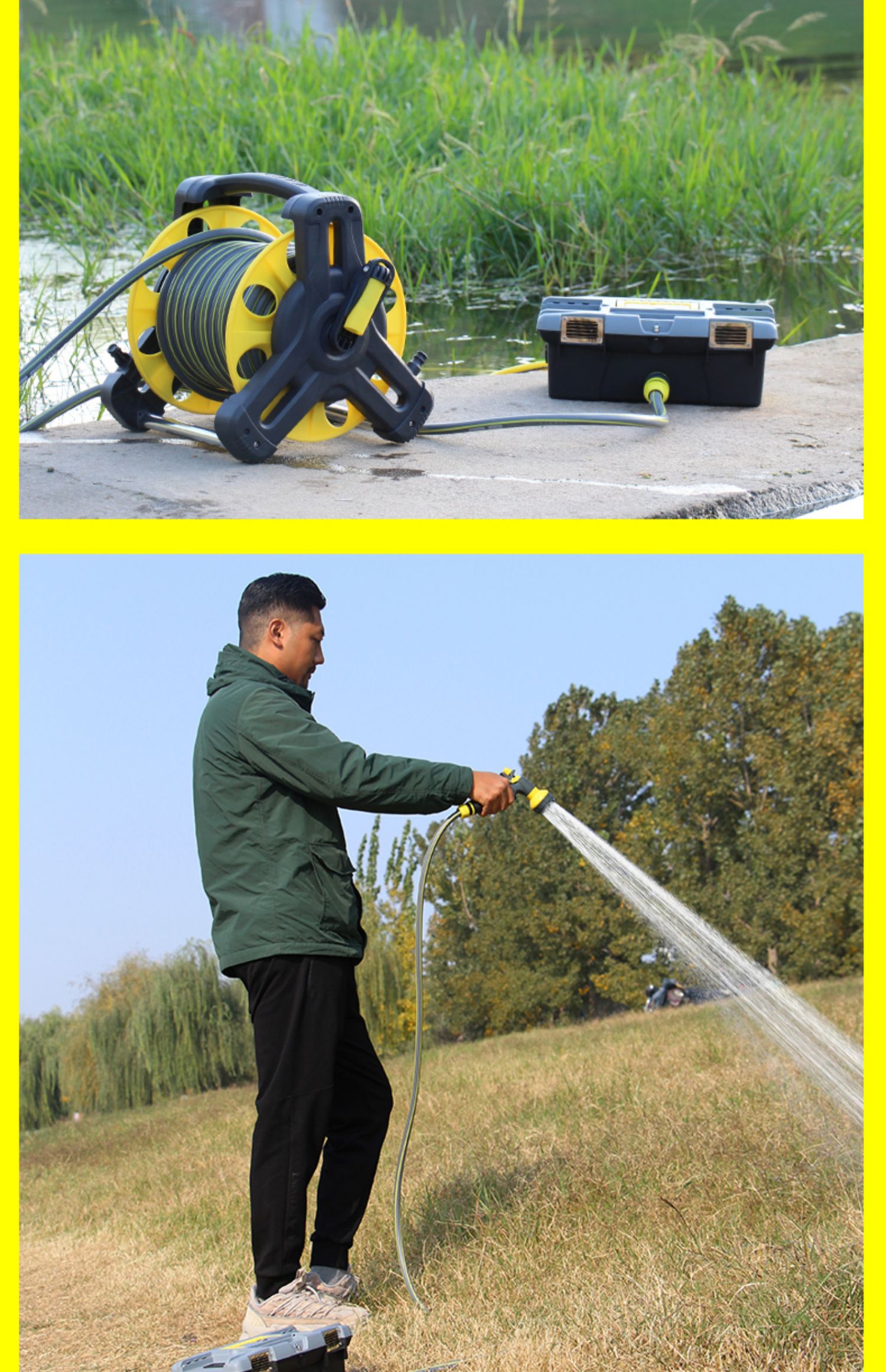 充电水泵小型抽水机农用灌溉家用田园浇地自吸抽水泵浇菜神器浇水机