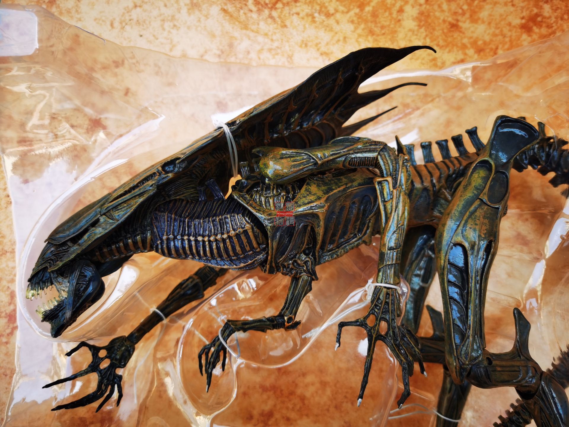 neca15寸异形母后王后皇后30寸长alienqueen电影可动模型15寸红色异形