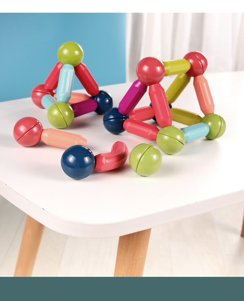 百变磁力棒儿童益智玩具早教男女宝宝吸铁石磁吸磁铁积木拼装套装真