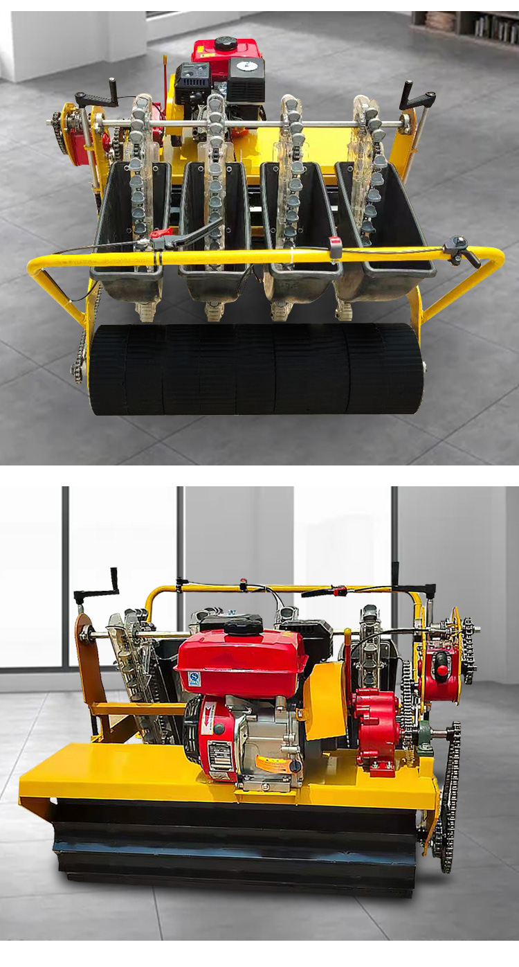 大蒜播种机小型全自动种蒜神器栽蒜机农用点播手推自走式种植机器