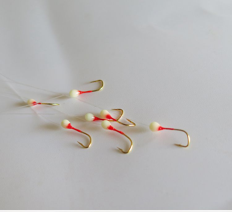 蓝刀七星钩白条专杀串钩钓组抛竿马口小金勾路亚钓小白条专用鱼钩