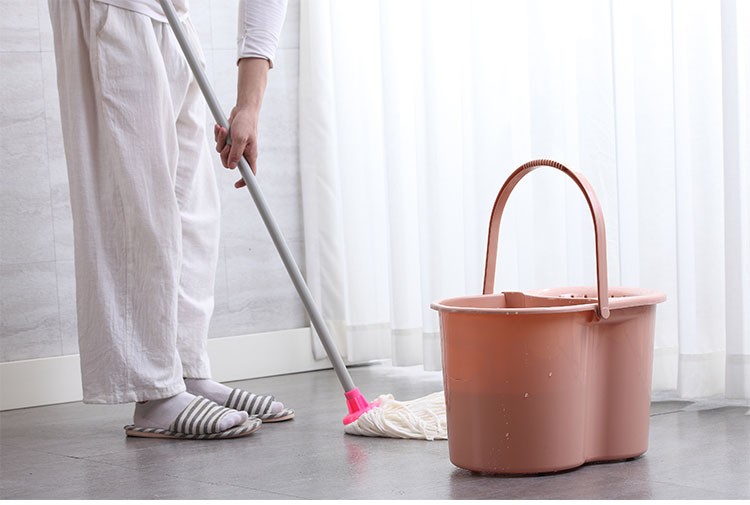 棠溪塘家用手动挤水桶手压地拖桶拖地拖把桶塑料旋转拧水单桶老式墩布