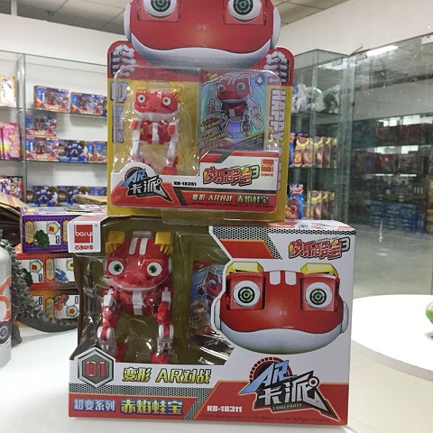 快乐酷宝玩具赤焰蛙王大眼豹狼王魔战猩雷霆酷宝小宝儿童变形对战