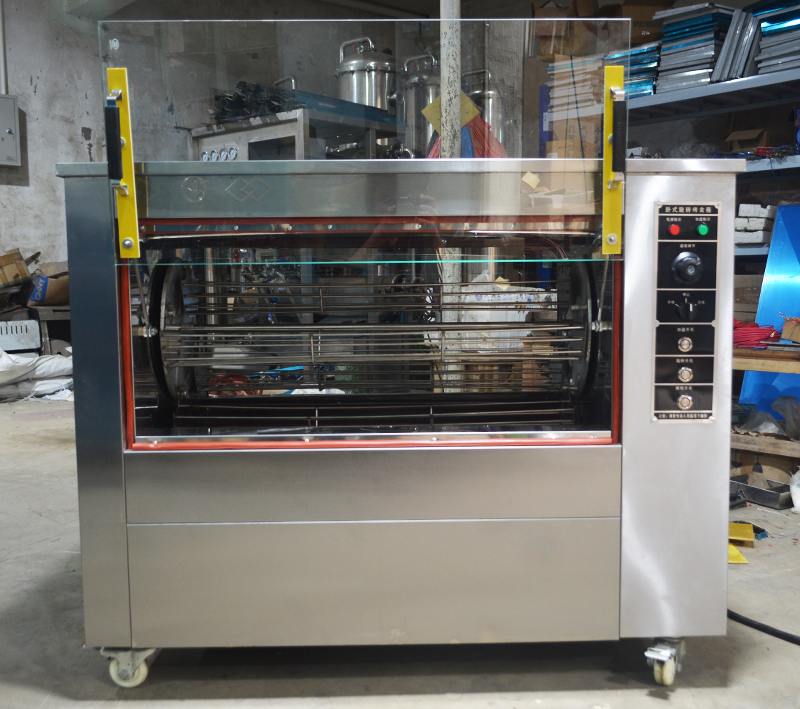 电烤鸡架箱设备炉卧式妖怪旋转翻滚禽排骨摆摊气翅鸭电烤箱开关