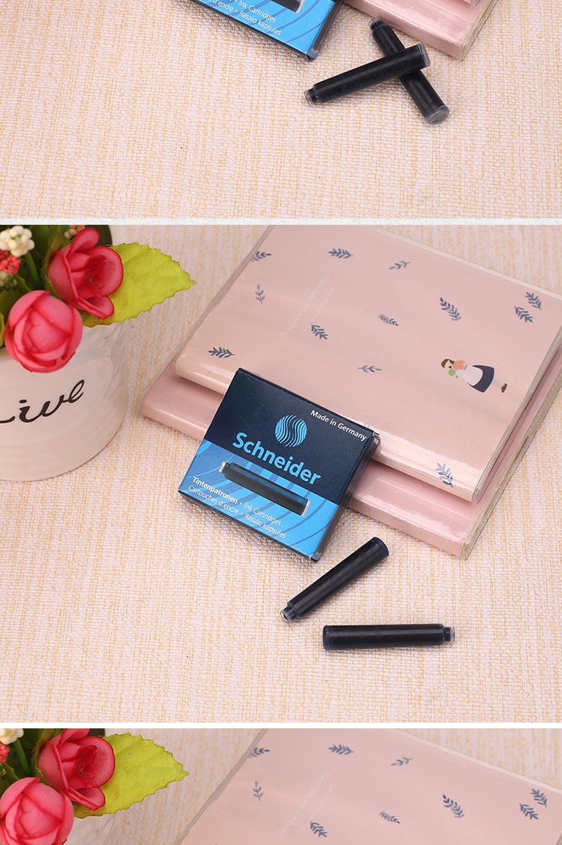 德国schneider施耐德钢笔用墨囊墨水胆三年级小学生专用2.
