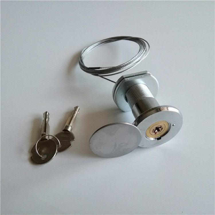 通用车库门锁芯 翻板门锁 车库门配件 应急锁 抽芯锁 钢丝抽芯锁 拍1