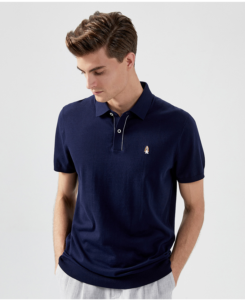 暇步士(hush puppies)男士polo衫 hush puppies暇步士男装2021夏季桑