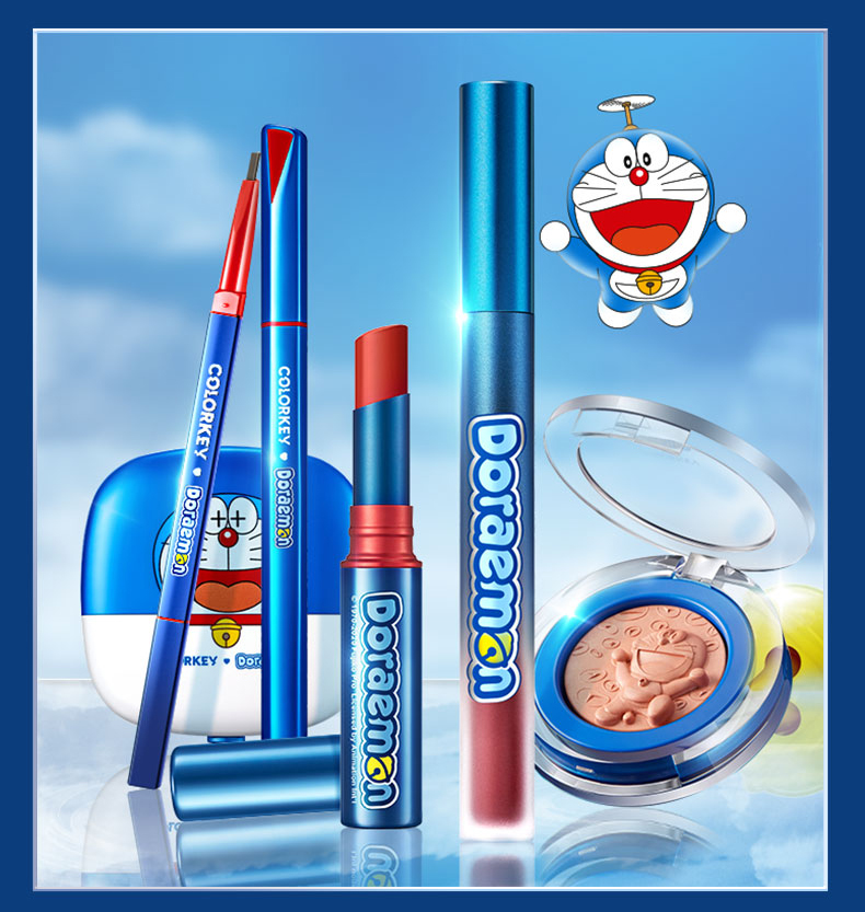 colorkey珂拉琪哆啦a梦小银管眼线笔防水抗油不晕染
