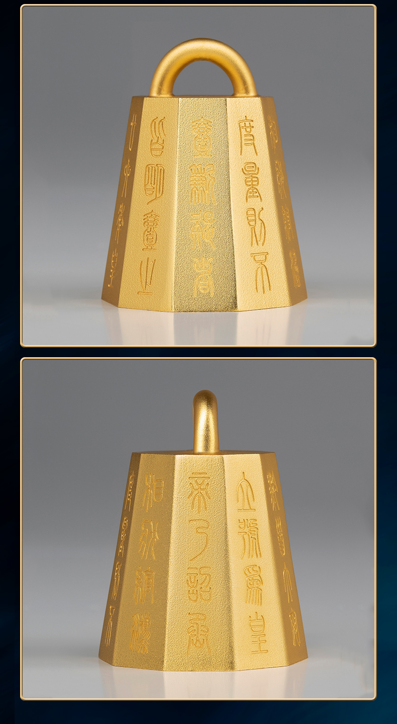 全铜真金鎏镀摆件昭文秦权镇纸家居饰品礼品摆件封后