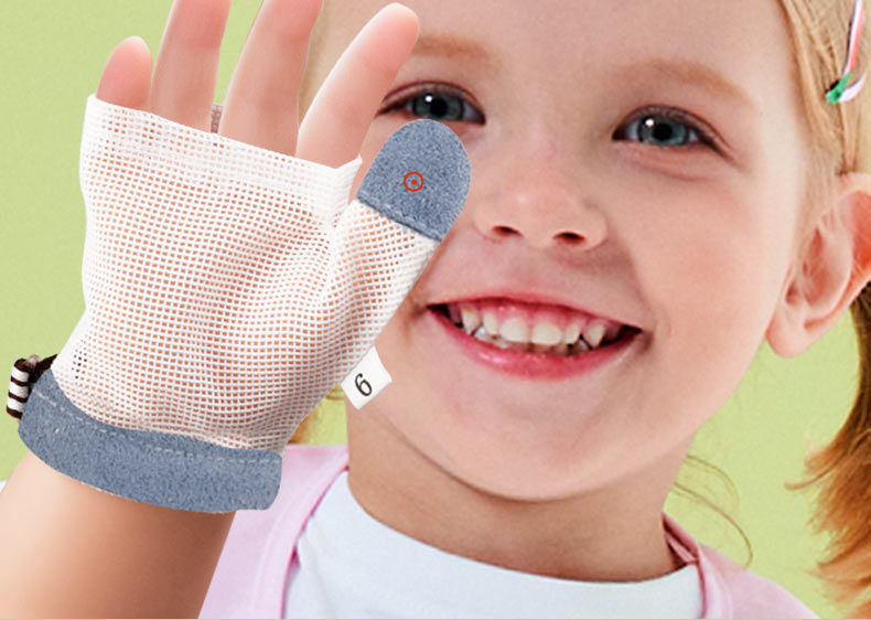 防吃手神器拇指婴儿吃手防小孩咬指甲手套儿童戒吃手指宝宝防抓脸防抓