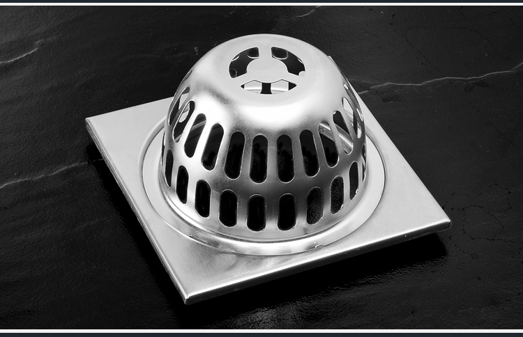 防堵天台地漏75管纳丽雅阳台拦树叶防鼠110地漏户外大排量下水道地漏