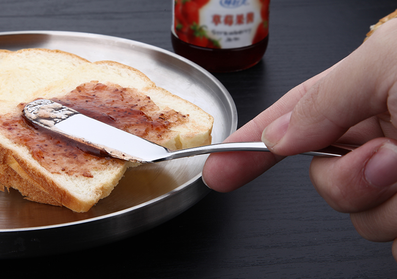 haoyangdao果酱黄油抹刀304不锈钢牛油刀面包抹酱刀涂奶油蛋糕烘焙