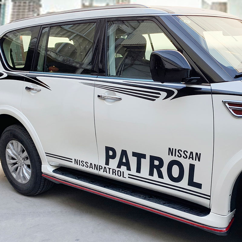 适用于途乐y62车身彩条贴花拉花贴纸画涂乐改装装饰条品配件