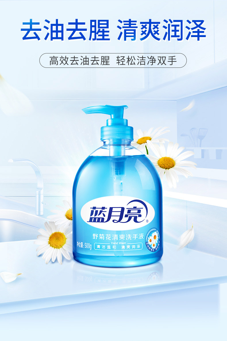 蓝月亮野菊花洗手液500g